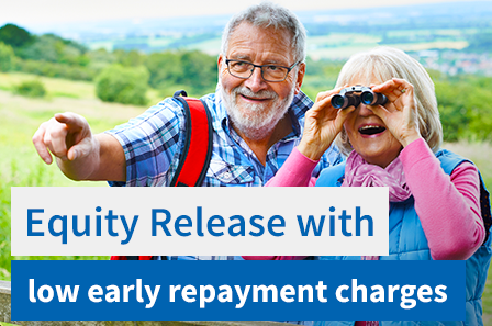 Equity release with low early repayment charges